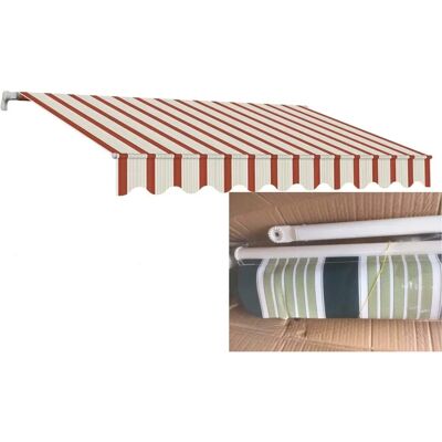 Toldo balcón San Giorgio 2,5x2,5m Verde Impermeable Toldo balcón San Giorgio 2,5x2,5m Verde Impermeable