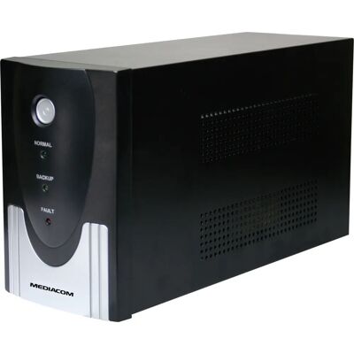 Mediacom M-UPS1000M Nero 1000VA UPS - Alimentatore di backup Mediacom M-UPS1000M Nero 1000VA UPS - Alimentatore di backup