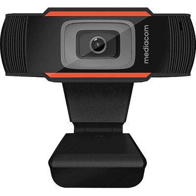Webcam Mediacom 720p Microfono Compatto - Webcam Webcam Mediacom 720p Microfono Compatto - Webcam