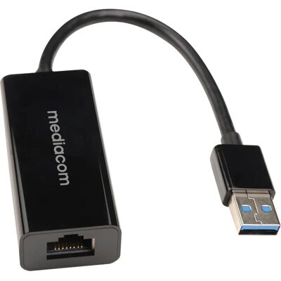 Adaptateur réseau Ethernet USB-C Mediacom MD-U103 - 1000 Mbit/s - Publicité Adaptateur réseau Ethernet USB-C Mediacom MD-U103 - 1000 Mbit/s - Publicité