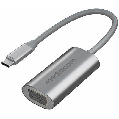 Mediacom MD-C307 USB-C Hub - Aluminium Schnittstelle Mediacom MD-C307 USB-C Hub - Aluminium Schnittstelle
