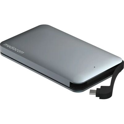 Mediacom - MD-S404 - Aluminium - USB-C - externes HDD-Gehäuse Mediacom - MD-S404 - Aluminium - USB-C - externes HDD-Gehäuse