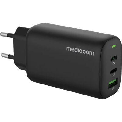 Mediacom MD-A140 Schwarzes Schnellladegerät für Mobilgeräte Mediacom MD-A140 Schwarzes Schnellladegerät für Mobilgeräte