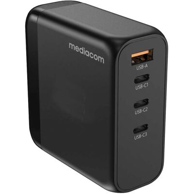 Caricatore Multi-Dispositivo ad Alta Potenza Mediacom MD-A230 - 150W, USB-C & USB-A Caricatore Multi-Dispositivo ad Alta Potenza Mediacom MD-A230 - 150W, USB-C & USB-A