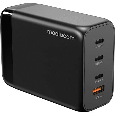 Mediacom MD-A240 - Nero - 200W - 1 USB-A + 3 USB-C - Caricatore Mediacom MD-A240 - Nero - 200W - 1 USB-A + 3 USB-C - Caricatore