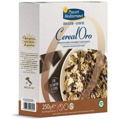 Eurospital Spa Cerealoro Senza Glutine Fiocchi di Riso e Mais al Cioccolato - Colazione 250g Eurospital Spa Cerealoro Senza Glutine Fiocchi di Riso e Mais al Cioccolato - Colazione 250g