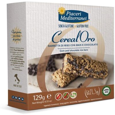 Barretta di Mais e Cioccolato CerealOro Senza Glutine - Snack Barretta di Mais e Cioccolato CerealOro Senza Glutine - Snack