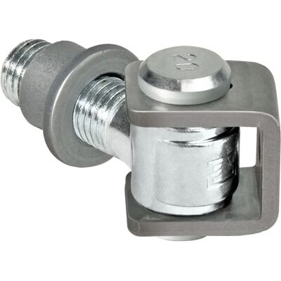 Bisagra de portón Comunello Art. 120 - Acero recubierto de zinc - Ajustable con perno Bisagra de portón Comunello Art. 120 - Acero recubierto de zinc - Ajustable con perno