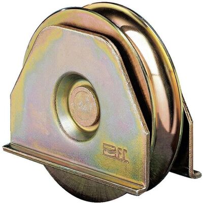 Ruota per cancello COMUNELLO V 140mm Acciaio Zincato Ruota per cancello COMUNELLO V 140mm Acciaio Zincato
