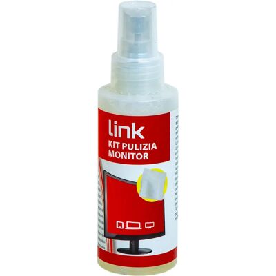 LINK - SP115 - 100ml - Panno in microfibra - Kit di pulizia LINK - SP115 - 100ml - Panno in microfibra - Kit di pulizia