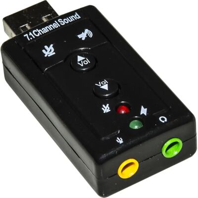 Link Link 70777 Adaptateur Carte Son USB - Audio & Microphone Link Link 70777 Adaptateur Carte Son USB - Audio & Microphone
