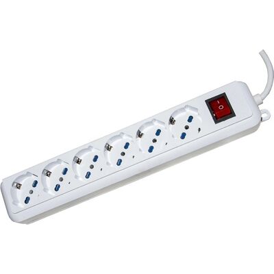 Link Accessori - LKMP06 - Biały - 1,5 m - listwa zasilająca Link Accessori - LKMP06 - Biały - 1,5 m - listwa zasilająca