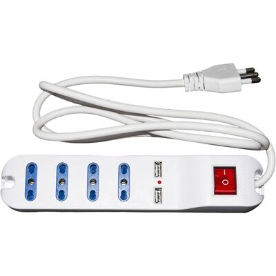 Link Accessori LKMP04USB Verlängerung - Mehrfachstecker Link Accessori LKMP04USB Verlängerung - Mehrfachstecker