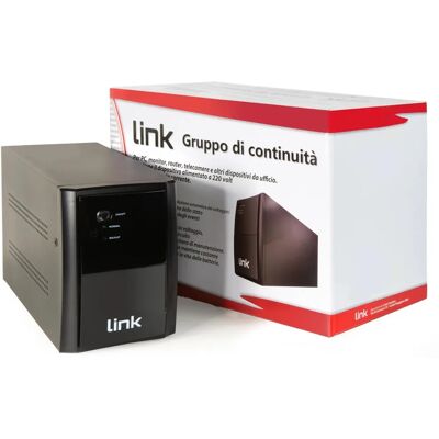 LINK 1000VA/600W UPS - 4 Prese IEC - Cavo Italiano LINK 1000VA/600W UPS - 4 Prese IEC - Cavo Italiano