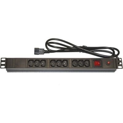 Link Accessori LK10052 Steckerleiste - 9 Steckdosen, 19" Rack Link Accessori LK10052 Steckerleiste - 9 Steckdosen, 19" Rack