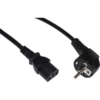 Link Accessori LKSK18 Stromkabel - Kabel mit CEE7/7 Stecker, 1,8m, Schwarz Link Accessori LKSK18 Stromkabel - Kabel mit CEE7/7 Stecker, 1,8m, Schwarz