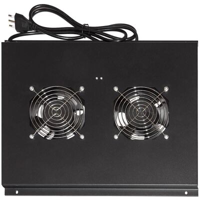 Panel de Ventilación para Rack Link - Negro - 2 Ventiladores Panel de Ventilación para Rack Link - Negro - 2 Ventiladores