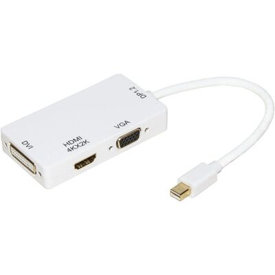 Adaptateur Mini DisplayPort 1.2 à HDMI/VGA/DVI Dell - Publicité Adaptateur Mini DisplayPort 1.2 à HDMI/VGA/DVI Dell - Publicité