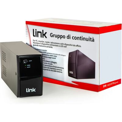 LINK 800 VA UPS Interactiva en Línea - 2 Tomas IEC LINK 800 VA UPS Interactiva en Línea - 2 Tomas IEC