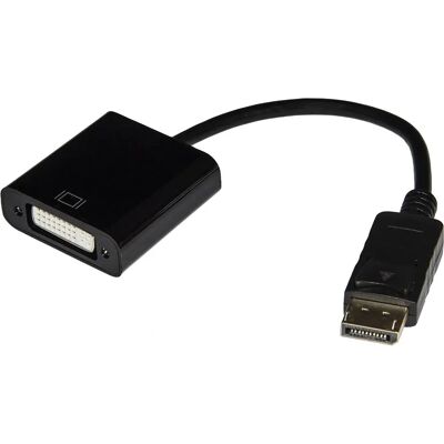 DisplayPort naar DVI-I Adapter LKADAT67 0,15m - Zwart DisplayPort naar DVI-I Adapter LKADAT67 0,15m - Zwart