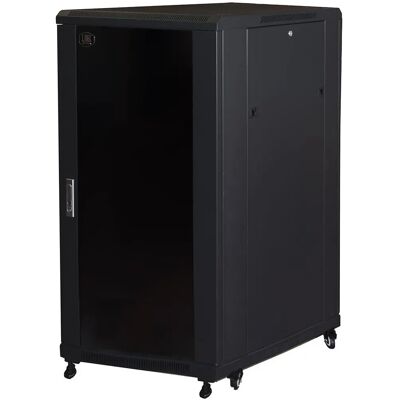 Armadio rack Link 22U - Acciaio, Serratura, Ventilato Armadio rack Link 22U - Acciaio, Serratura, Ventilato