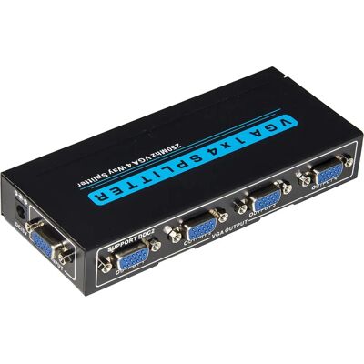 Link Accessori LKVGA204 Rozdzielacz VGA 4x - Video Splitter Link Accessori LKVGA204 Rozdzielacz VGA 4x - Video Splitter
