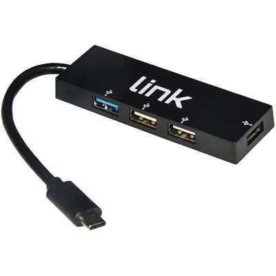 Hub USB LINK 4 ports - Compatible USB-C, 5 Gbps Hub USB LINK 4 ports - Compatible USB-C, 5 Gbps