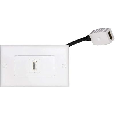 LINK Modell 503 Wanddose mit HDMI-Anschlüssen - Weiß LINK Modell 503 Wanddose mit HDMI-Anschlüssen - Weiß