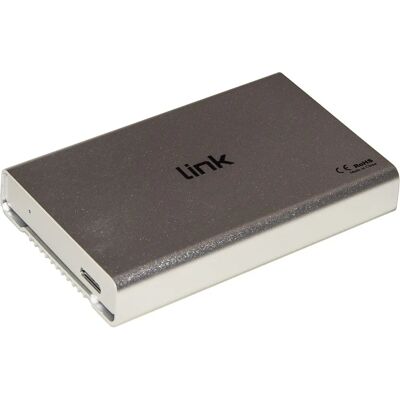 Link Accessori LKLOD254 Custodia HDD Argento - Custodia per Disco Rigido Link Accessori LKLOD254 Custodia HDD Argento - Custodia per Disco Rigido