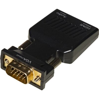 LINK LKADAT129 Adaptateur vidéo HDMI + VGA 3,5 mm - Convertisseur - Publicité LINK LKADAT129 Adaptateur vidéo HDMI + VGA 3,5 mm - Convertisseur - Publicité