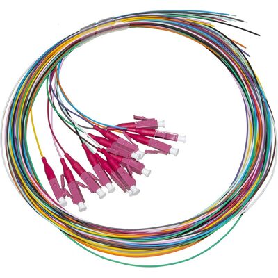 Set med 12 fiberoptikkablar LKLC12PT4 2m OM4 LC Set med 12 fiberoptikkablar LKLC12PT4 2m OM4 LC