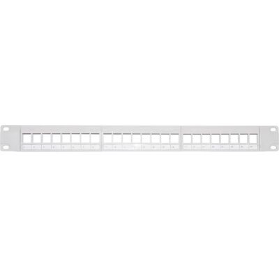 LINK LKPV24B 19-Zoll Patch Panel - Grau - Unterstützt RJ45 & Faser-Module LINK LKPV24B 19-Zoll Patch Panel - Grau - Unterstützt RJ45 & Faser-Module