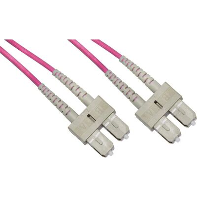 50m OM4 Multimode Fiber Optic Kabel - SC-Sc Duplex 50m OM4 Multimode Fiber Optic Kabel - SC-Sc Duplex
