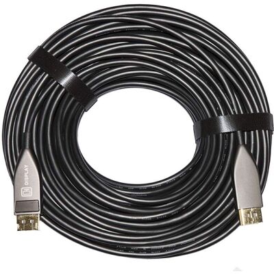 LINK Câble DisplayPort Optique Actif 80m - Supporte 4K60Hz - Publicité LINK Câble DisplayPort Optique Actif 80m - Supporte 4K60Hz - Publicité