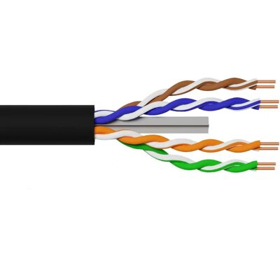 LINK - LK305U6EST - Zwart - Cat6 buitenkabel - Netwerk kabel LINK - LK305U6EST - Zwart - Cat6 buitenkabel - Netwerk kabel