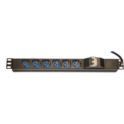 Link LK100503 Rack-Steckdosenleiste - 6 Steckdosen, 3m Kabel Link LK100503 Rack-Steckdosenleiste - 6 Steckdosen, 3m Kabel