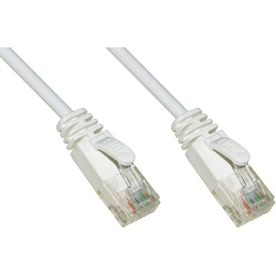 Emmegi Ricambi LK6U015WS - Netwerkkabel, Wit, Cat 6, Slank Emmegi Ricambi LK6U015WS - Netwerkkabel, Wit, Cat 6, Slank
