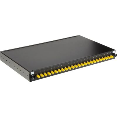 Link Lk24st4p Faseroptisches Panel - 24 Adapter, OM4, Schwarz Link Lk24st4p Faseroptisches Panel - 24 Adapter, OM4, Schwarz