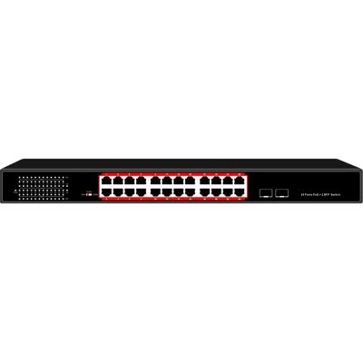 LINK - LKSPOE242 - 24-Port PoE - 2x SFP - Switch LINK - LKSPOE242 - 24-Port PoE - 2x SFP - Switch