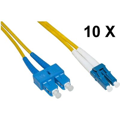 LINK - LC SC Duplex OS2 - 9/125 - 2 mm - Cable - Publicité LINK - LC SC Duplex OS2 - 9/125 - 2 mm - Cable - Publicité