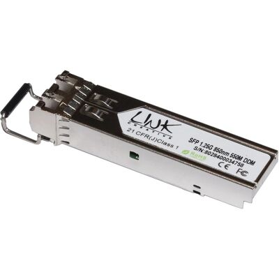 LINK Industriële SFP Module - Multimode, 850nm, 1,25Gbps, 550m - Glasvezel LINK Industriële SFP Module - Multimode, 850nm, 1,25Gbps, 550m - Glasvezel