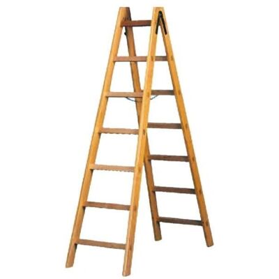 Escalera Doble en Madera Facal 196,5cm - Escalera Escalera Doble en Madera Facal 196,5cm - Escalera