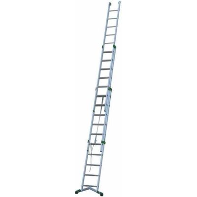 MATISÈRE - Scala telescopica - 9.10m - 3 sezioni - Scala in alluminio - Kit sicurezza MATISÈRE - Scala telescopica - 9.10m - 3 sezioni - Scala in alluminio - Kit sicurezza