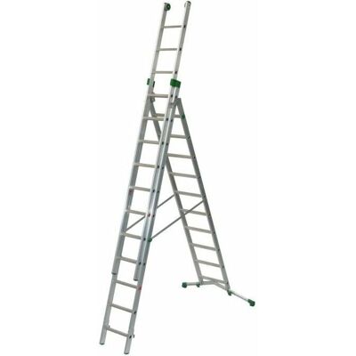Facal Mehrzweckleiter SUPERPRIMA, 3-teilig, 3,54m-8,1m, Serie Super Prima Facal Mehrzweckleiter SUPERPRIMA, 3-teilig, 3,54m-8,1m, Serie Super Prima