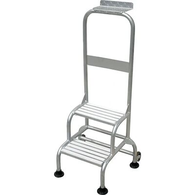 Escalera de Montaje Móvil de Aluminio Kaiserkraft - 2 Peldaños, Azul Claro - Tipo de Producto Escalera de Montaje Móvil de Aluminio Kaiserkraft - 2 Peldaños, Azul Claro - Tipo de Producto
