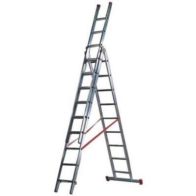 Scala telescopica in alluminio Facal - 3 sezioni, max 5,10 m - G250-3 Scala telescopica in alluminio Facal - 3 sezioni, max 5,10 m - G250-3