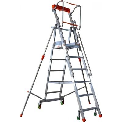 Facal Casta Podesttreppe Aluminium S600 3 Stufen - Hubplattform Facal Casta Podesttreppe Aluminium S600 3 Stufen - Hubplattform