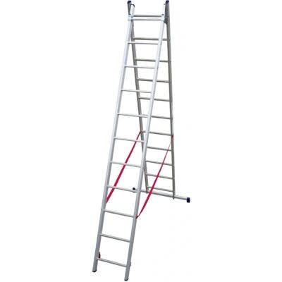 Facal Aluminium Teleskopleiter - 7+7 Stufen - Max 314cm Facal Aluminium Teleskopleiter - 7+7 Stufen - Max 314cm