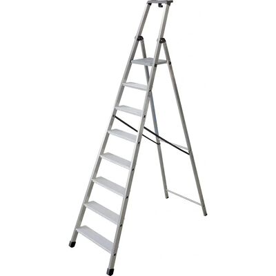 KaiserKraft Aluminiowa drabina 8 stopni z platformą KaiserKraft Aluminiowa drabina 8 stopni z platformą