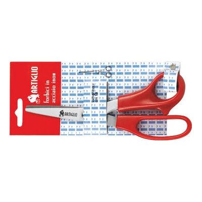 Artiglio 4364T Edelstahl-Schere - Rot, 18cm, Gerader Schnitt Artiglio 4364T Edelstahl-Schere - Rot, 18cm, Gerader Schnitt